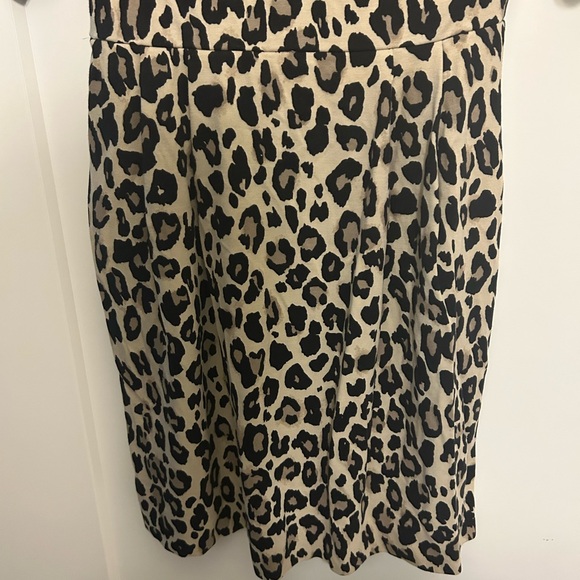 Kate Spade Leopard Print Ponte Waisted Dress - Picture 4 of 12